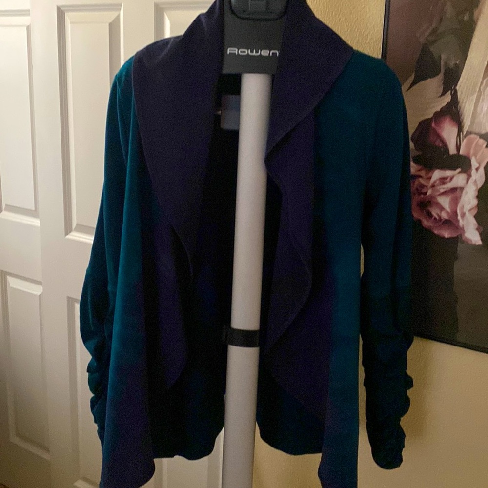 Testimony Jacket Dark Teal & Dark Blue